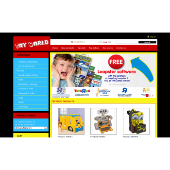 Prestashop Template  1.4.3.0 Jouets